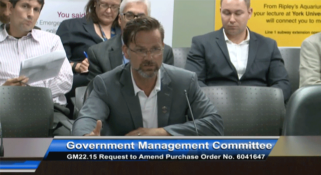 Tim Maguire deputes about Kronos at Government Management Committee